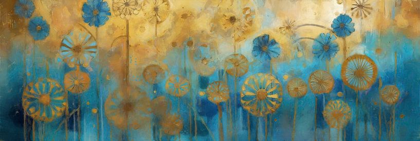 Fleurs d'or à Blue Field par Whale & Sons