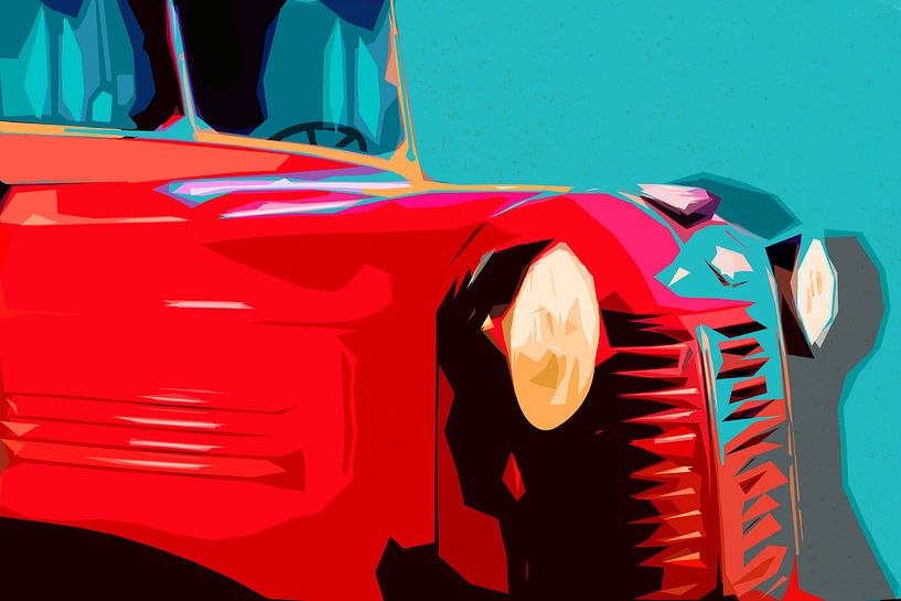 detail vintage fire truck by Bert-Jan de Wagenaar