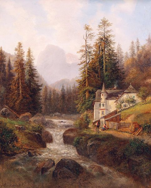 Gustav Barbarini, near Reichenhall by Atelier Liesjes