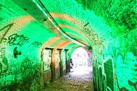 Utrecht - Tunnel mit farbigen Lichtern