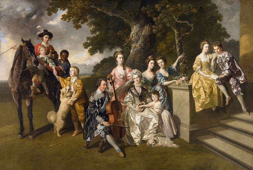 Die Familie von Sir William Young, Johann Zoffany von Meisterhafte Meister