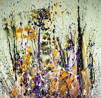 Eruption in Blau-Gelb-Schwarz