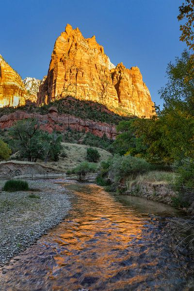 Court of Patriarchs at sunrise in Zion National Park by Markus Lange