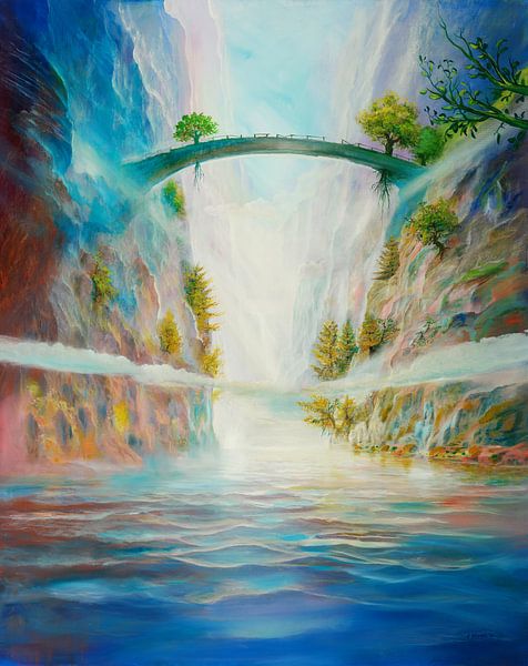 Fussbrücke von Art Demo