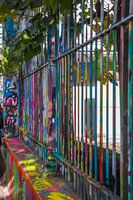 closure in the graffiti alley