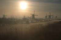 Kinderdeich bei Sonnenaufgang