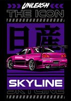 Nissan Skyline GTR R34 JDM Car