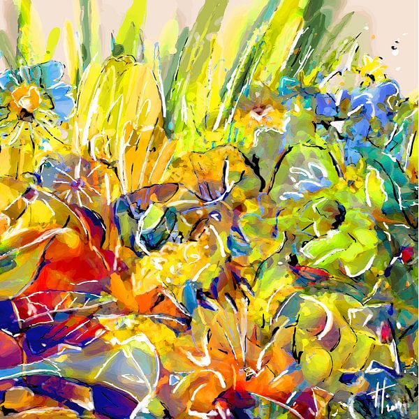 Bouquet 1 by Henk van Os