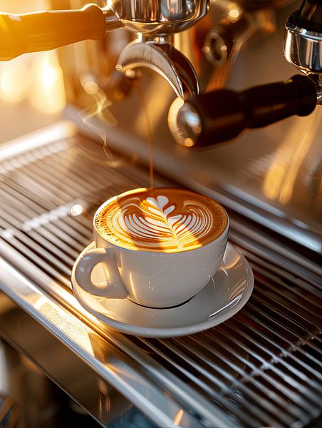 drink a cup of coffee or cappuccino by Egon Zitter