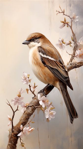 Spatzenmalerei von Preet Lambon