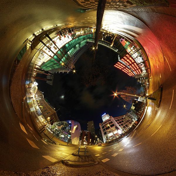 Eindhoven in de avond von Roger Sanders