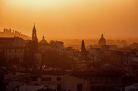 Santo Spirito bei Sonnenuntergang