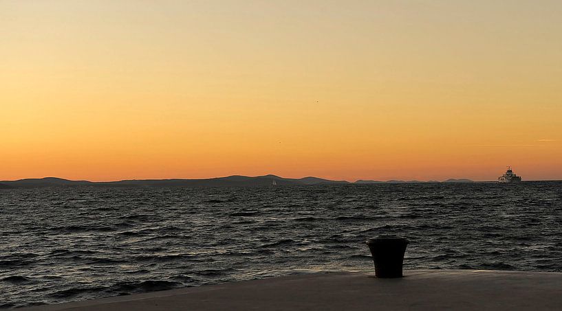 Zonsondergang in Zadar par Annemie Lauvenberg