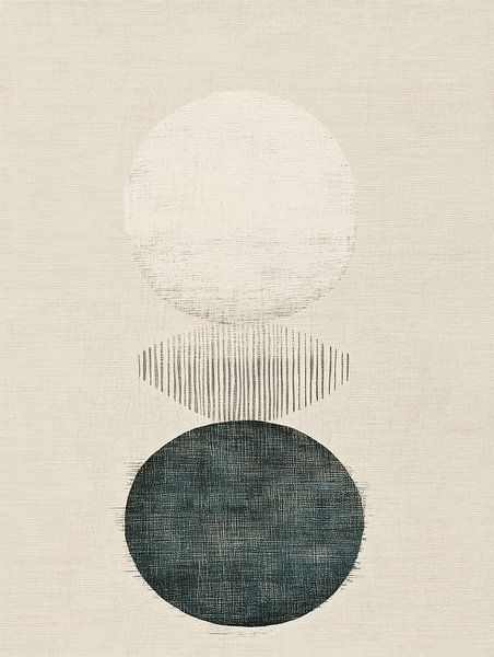 Harmony in Simplicity van Japandi Art Studio