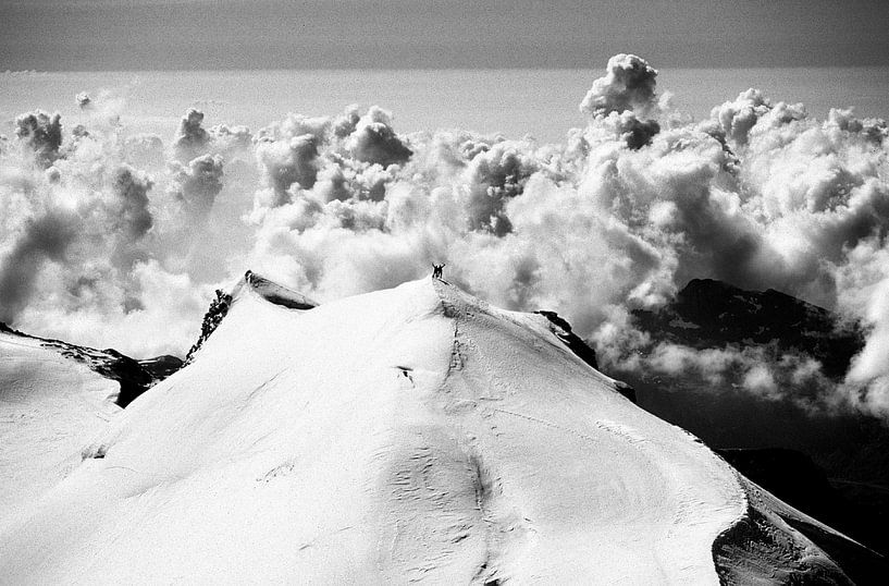 Mountaineers on the Monte Rosa by Menno Boermans