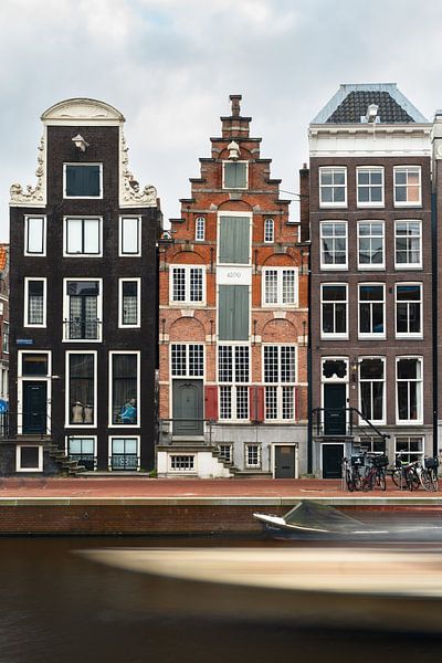 Houses on Herengracht, Amsterdam by Lorena Cirstea