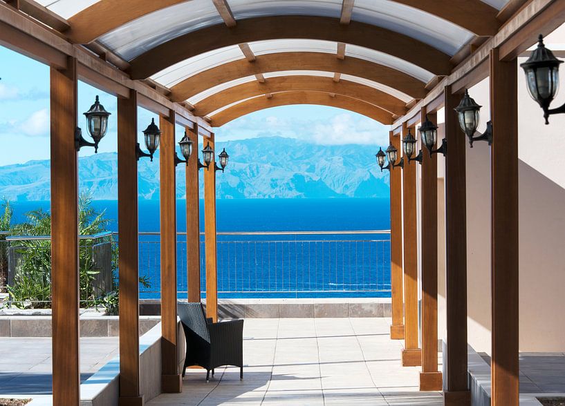 doorkijkje op een tropische zee von ChrisWillemsen