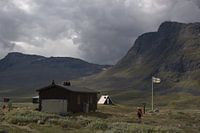 Berghut Sälka in Zweeds Lapland