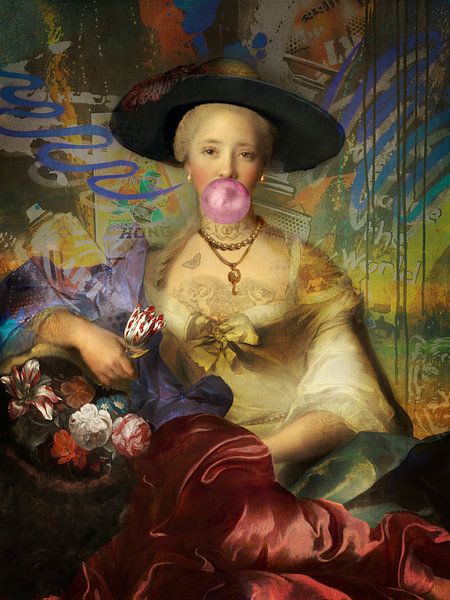 Pop Art Lady by Julian Cross