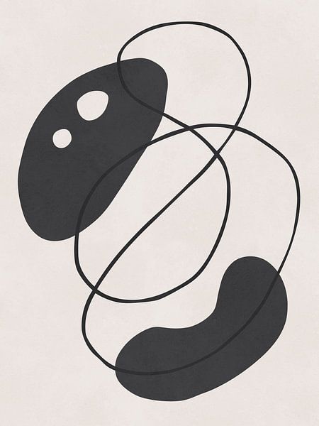 Expressionist shapes and lines 4 by Vitor Costa