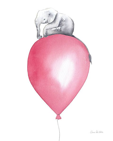 Bébé éléphant love II, Aimee Del Valle par Wild Apple