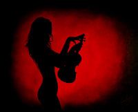 Red, black, life, warmth, love, passion ...