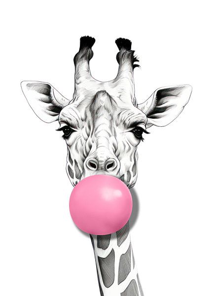 a Bubble Gum Giraffe von Marja van den Hurk