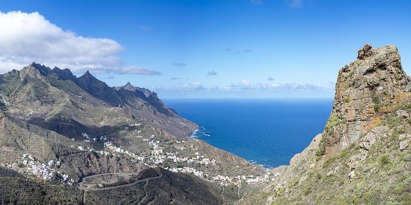 Panorama vom Cabezo del Tejo: Naturgewalt und Ruhe in Anaga von Walter G. Allgöwer