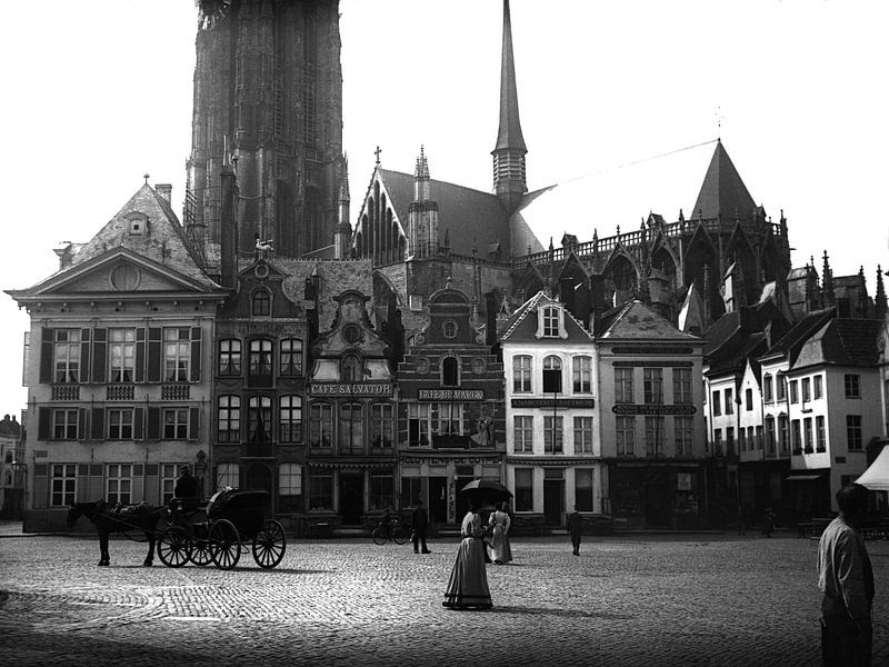 Mechelen Grote Markt van VetteVintage