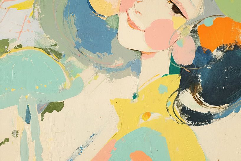 Frauen Porträt von Blickfänger Gemälde