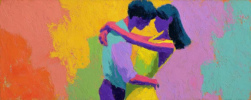 Gelbes Kleid von Wunderbare Kunst