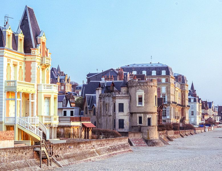 Strand von Trouville sur mer, Frankreich von Ruurd Dankloff