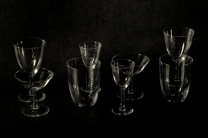 the glassware from my childhood home by Hanneke Luit