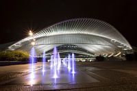 Modern train station at Luik Bellgium