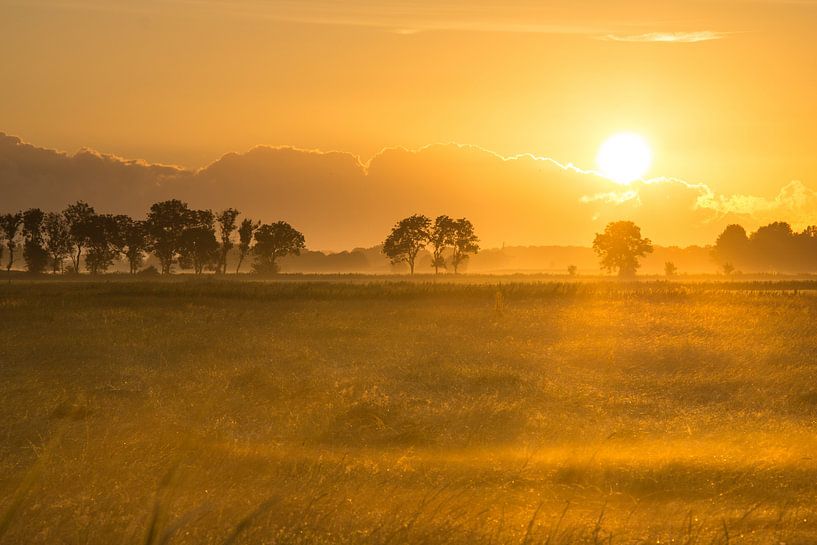 Zonsopgang in Groningen von Jasper van de Gronde