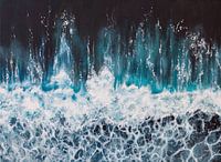 Out of the Blue - gemalter Meerblick