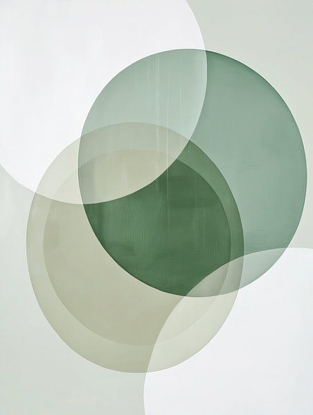Green round forms by Bert Nijholt