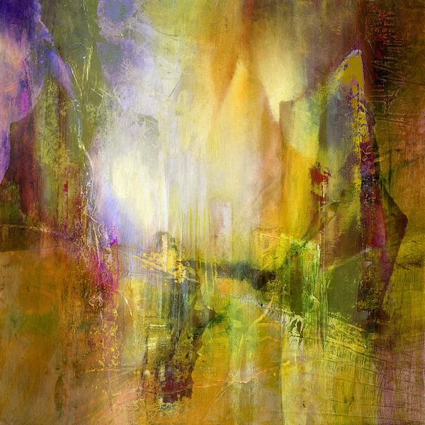 Green meets purple - golden light_ par Annette Schmucker