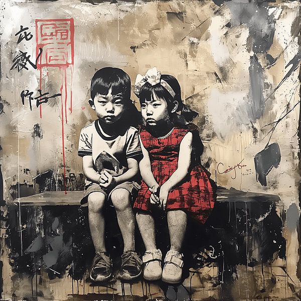 Future Generation im Banksy-Stil von Dream Designs art work