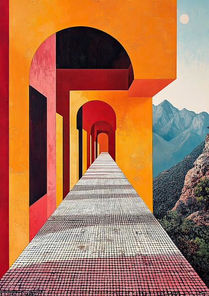 Surrealismus Architektur Design Geometrie von Niklas Maximilian