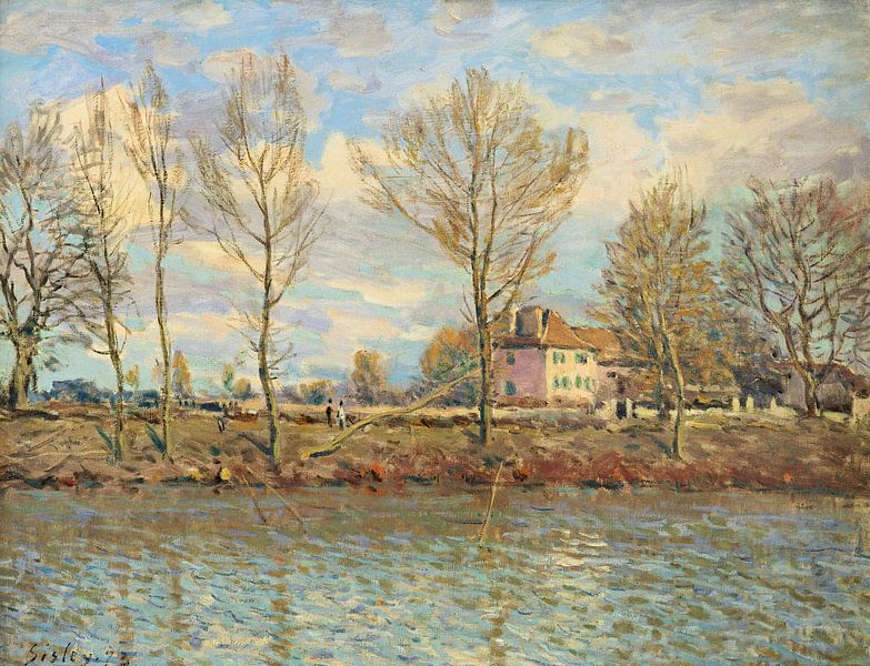Alfred Sisley,Insel Lagrandjat, Neui an der Seine von finemasterpiece