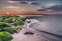 coucher de soleil rocheux