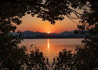 Romantischer Sonnenuntergang