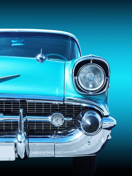 American classic car Bel Air 1957 by Beate Gube