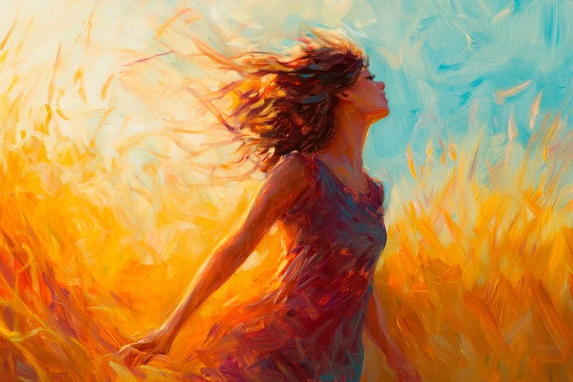 La liberté dans le vent par Poster Art Shop