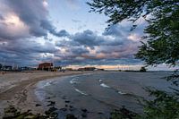 sunset on the IJsselmeer