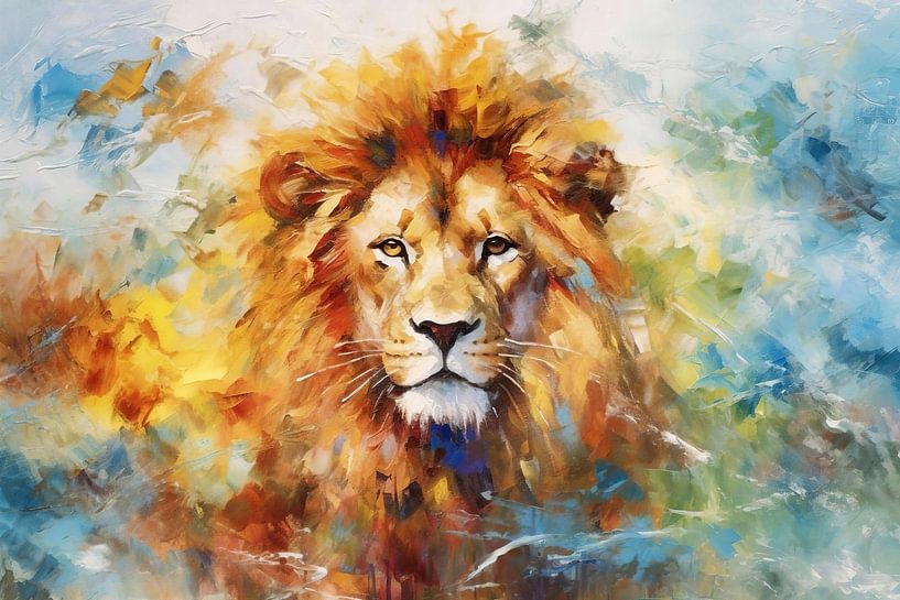 Lion portrait by ARTemberaubend