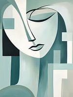 Frau abstrakt