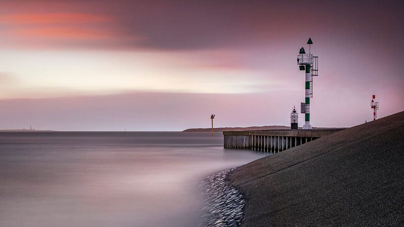 Hafenblick bei Nacht auf Texel von Texel eXperience