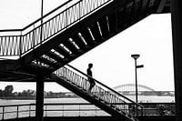 Escaliers dans la silhouette Nijmegen